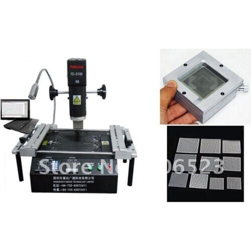 Free shipping Fundar FD-5100 Hot air BGA rework station including FREE universal reballing kit