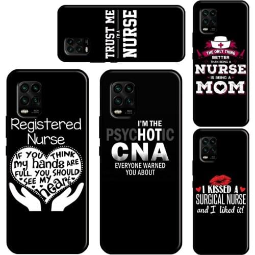 Nurse Heartbeat Stethoscope Heart Nursing Case For Xiaomi Mi 11 Lite 10 9T 10T Pro A3 11 Ultra POCO M3 X3 Pro F2 F3 Phone Fundas