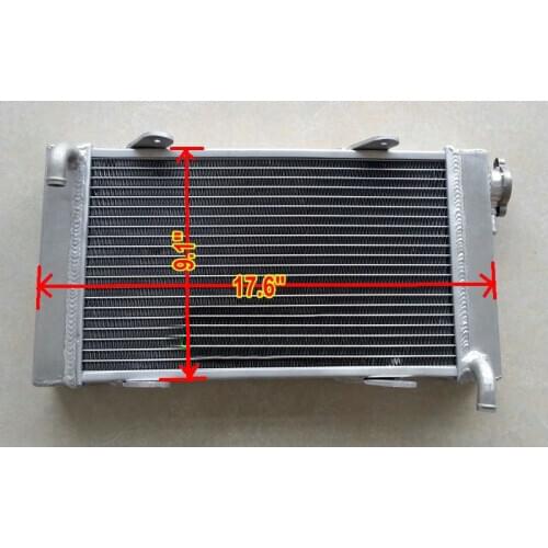 FOR Go Kart go-kart karting 17.6" x 9" x 2.1" 50MM Racing aluminum radiator