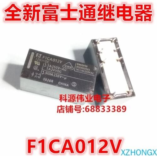 F. TF1CA012V relay de potencia 8 pies 5A 12 V dos abierto y cerrado