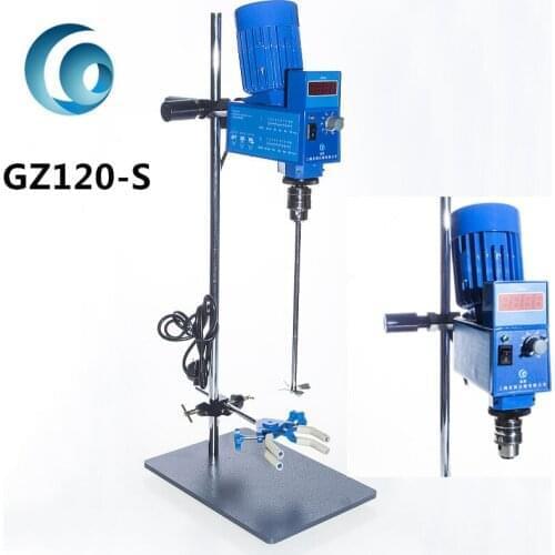 GZ120-S/GZ120 Lab Digital Powerful Lab Stirrer mixer 2000RPM 20L 0-10000 mPas constant cantilever
