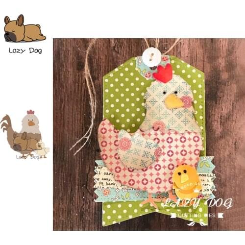 Hen Chicken Animal Metal Cutting Dies Scrapbooking Stencil Decorative Craft Embossing Die Cuts Card Making New Dies For 2019