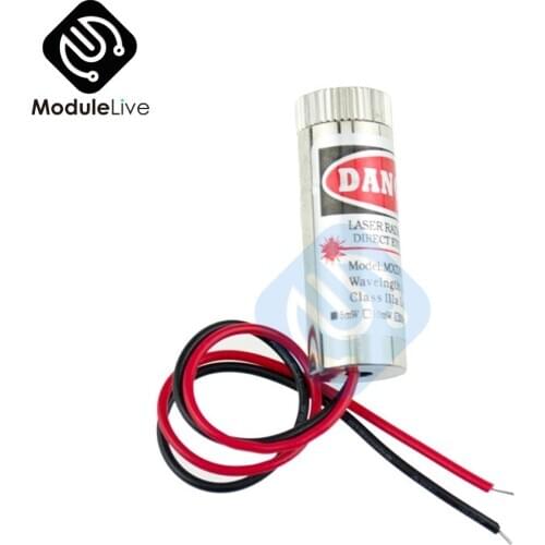 3V 5V 650nm 5mW Red Dot Point Laser Module Head Glass Lens Focusable Industrial Class Grade 3V 5V 3V-5V Diy kits