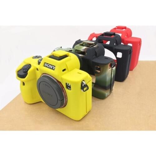 Soft Camera Video Bag Silicone Case For Sony A7 III A7R3 A7 mark 3 A7 III A9 Rubber Camera case Protective Body Cover Skin