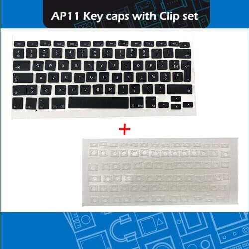 New AP11 Key caps Scissor Clip set for Macbook A1370 A1465 A1369 A1466 A1425 A1502 A1398 Keys with Hinge