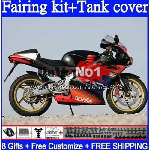 RS125R For Aprilia RS 125 R RR RS4 31MC.56 Red Black RS-125 1999 2000 2001 2002 2003 2005 RS125 99 00 01 02 03 04 05 Fairing