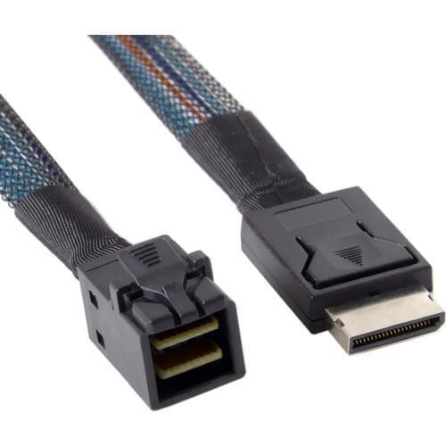 OCuLink PCIe PCI-Express SFF-8611 4i to SFF-8643 SSD Data Active Cable 50cm