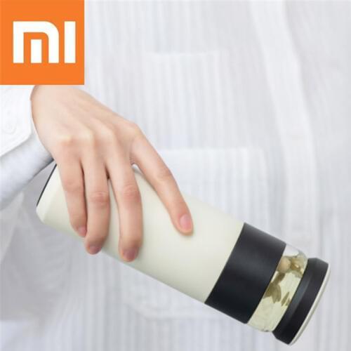 Original Xiaomi Fun Home Portable Water Vacuum Cup 520ml Outdoor Travel Tea water separation Bottle Warm Grade PP Mug Thermas
