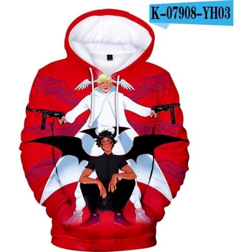 Anime Series Devilman Crybaby 3D Original Hoody Men Women Fashion Sweatshirt Clothing New 3d Autumn Comfortable Casual Pullover