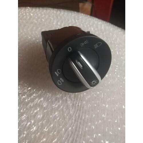 Free shippingChrome Fog Lamp Headlight Control Switch For Volkswagen VW Polo 6R AUDI A4 8E B6 TT 8N 6RD 941 531 / 6RD941531