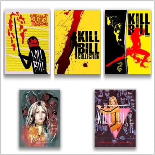Quentin Tarantino Kill Bill Poster Clear Image Wall Stickers Home Decoration Good Quality Prints White Coated Paper