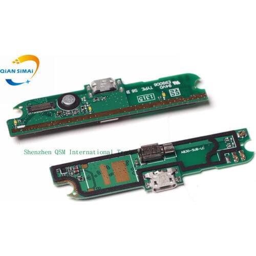 QiAN SiMAi New Original Genuine USB Charge Board with Flex cable & Microphone for Lenovo A830 Mobile phone + DropShipping