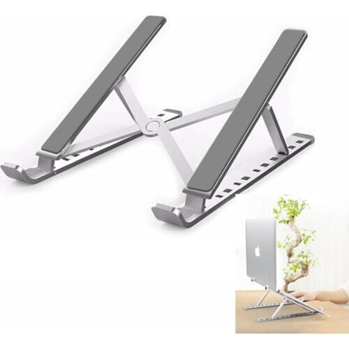 Aluminum Alloy Adjustable Laptop tablet Stand for Ipad Notebook Folding Portable Office Home Computer Cooling Bracket Holder LN