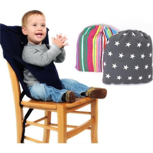 Baby High Chair Harness Travel Safety Belt for Baby Toddler Feeding Booster Portable Easy Seat with Adjustable Straps Shoulder
