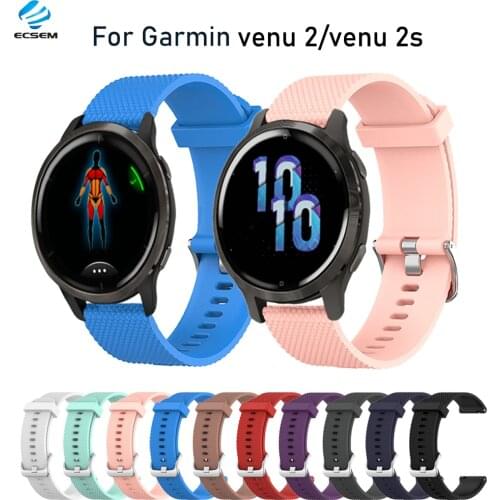 Wrist Strap for Garmin venu 2 2s Watch Band for Garmin venu 2 2s Silicone Watchband Belt Sport Bracelet SmartWatch Accessories