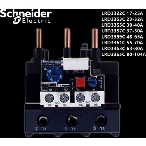 Schneider Thermal overload relay LRD3322C LRD3353C LRD3355C LRD3357C LRD3359C LRD3361C LRD3363C LRD3365C Thermal relay