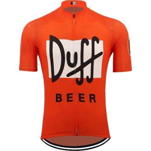 Beer Duff cycling jersey men Breathable short sleeve maillot ciclismo outdoor sports bike clothing mtb jersey