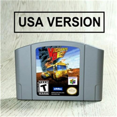 Vigilante 8 2nd Offense For 64 Bit Game Cartridge USA Version NTSC Format