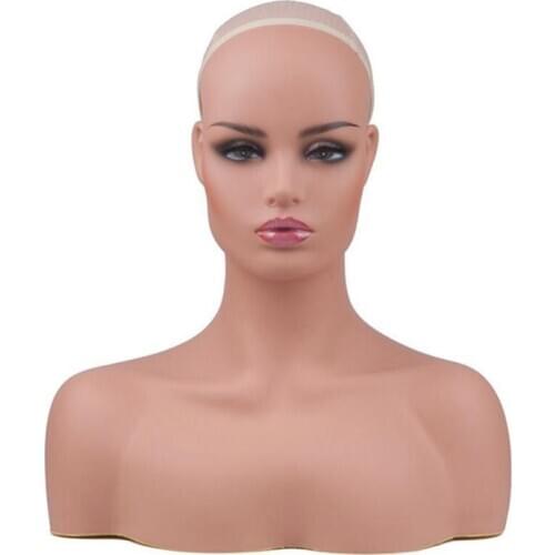 Harmony Hair Big bust female makeup mannequin head for wigs display