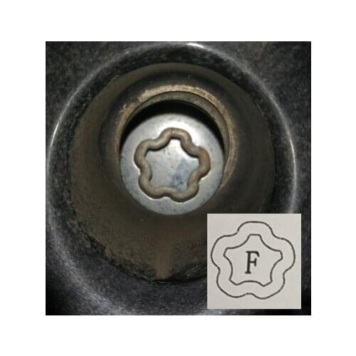 1pc for Toyota Senna land cruise Tundra Prado tire anti-theft immo screw key removal tool sleeve