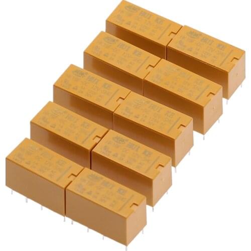 10Pcs Mini Module SRD-5VDC-SL-C DC 3V 5V 12V 24V SPDT 8 Pins Plastic Coil Power Relay Blue