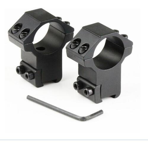 2PCS 25.4mm 1 Inch 1" Rings High Profile Scopes Mounts for 11mm Picatinny Dovetail Hunting Scope Rail Mount