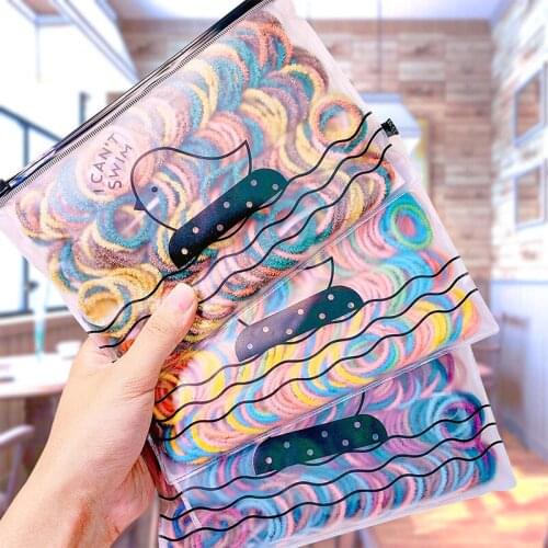 20/100Pcs-Pack Cute Girl Colorful Elastic Hair Bands Children Hair Ties Ponytail Holder Nylon Rubber Bands Hair Accessories