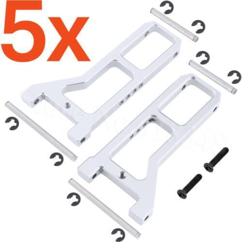 5pairs/lot Aluminum Front Suspension Arms (L/R) for Huan Qi HQ 1/16 731 732 733 734 RC Off Road Buggy Monster Truck Rally