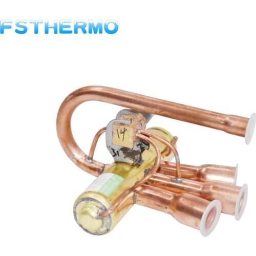 9000BTU Air conditioning four-way reversing valve with coil four-way reversing valve cold and warm solenoid valve