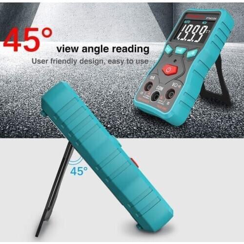 CE Certificate Protmex PTM19A Digital Smart Multimeter LCD Display True-RMS Multitester AC DV Voltage Current Resistance Tester