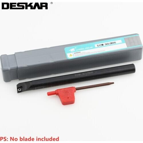 1PC DESKAR S08K-SCLCR06 S08K-SCLCL06 S10K-SCLCR06 S10K-SCLCL06 Internal Turning Tool Holder CNC Lathe Cutting Tool Arbor SCLCR/L