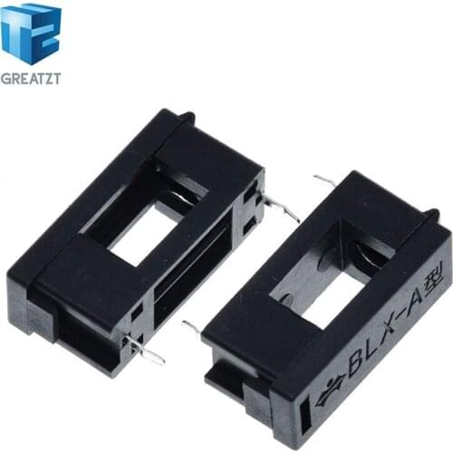 GREATZT 10PCS BLX-A type 5*20mm with cover fuse seat fuse pipe Fuse holder 5x20 fuse seat