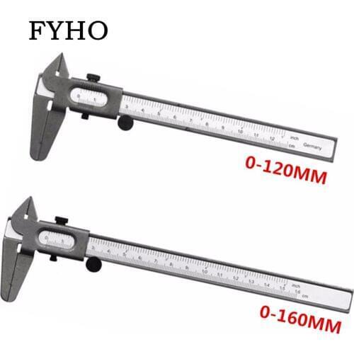 0-120MM/0-160MM Vernier Caliper Metal Scale Caliper Measuring Electronic Tool High Accuracy Measure Instruments HY80