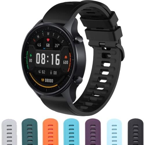 22mm Sport Silicone Band for Huawei Watch GT GT 2 46mm Wrist Strap Bracelet for Samsung Galaxy Watch 46mm Gear S3 Huami GTR 47mm