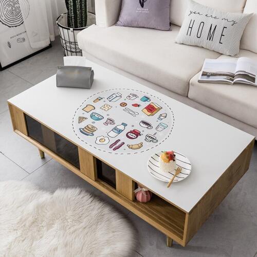 Modern minimalist and light luxury leather table mat table cloth