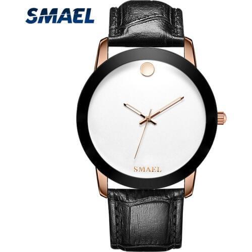 Sport Quartz Wristwatch Male Watch SMAEL Digital Watch Men Waterproof Simple Black Watch Big Dial1902 Cool Men Watches Automatic