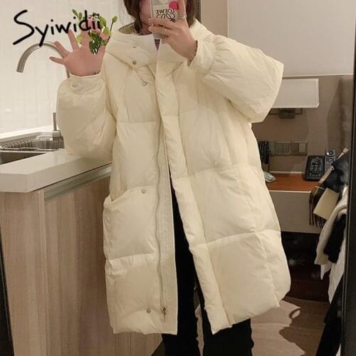 Syiwidii Women's Parkas With A Hood