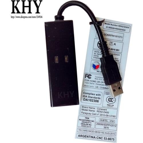 Fro Lenovo USB 56K V.92 External USB Modem Dial Up Data Fax Modem Windows 2000/XP/Vsita/7/8/10 FRU 43R1786 ASM PN 43R1815