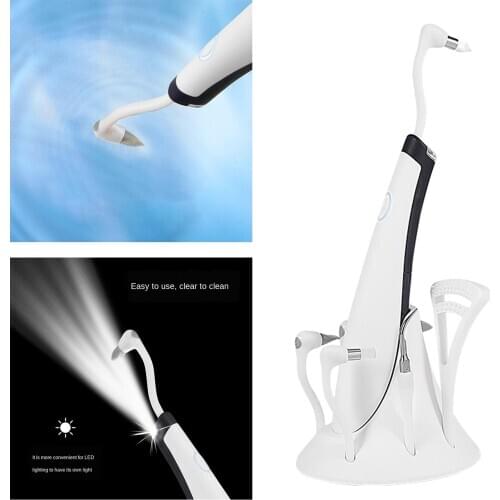 X7 Electric Ultrasonic Tooth Stain Eraser LED Light for Teeth Cleaning White Teeth Polisher Whitener Stain Plaque Remover