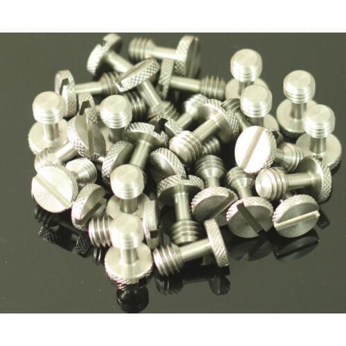 100x Steel long 3/8"-16 camera screw for tripod and Quick Release plate camera (pack of 100)