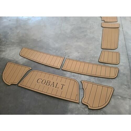 2011 Cobalt 232 Cockpit swimming platform non-slip 6mm mat EVA teak deck floor