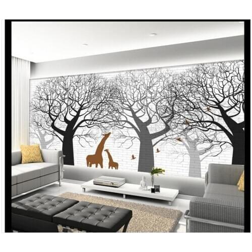 3d wallpaper custom 3d murals wallpaper for walls 3 d Bird tree abstract background of hand-painted wall decoration room decor