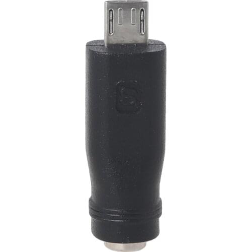 53CC 5.5x2.1mm Female to Micro USB male Connector Charge Barrel Jack Power Adapter for smart phone