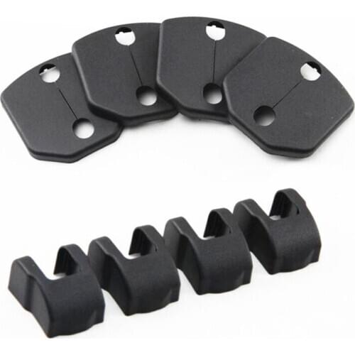 8Pcs Car Door Lock Decoration Cover Car Covers Door Stopper Protection Cover For Ford Focus 3 MK3 2012 2013 Fiesta