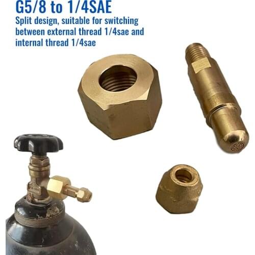 Freon R134A Auto Car Conditioner Adapter Refrigerants Bottle Adapter For R134A W21.8 To 1/4 SAE Quick Coupler Connector