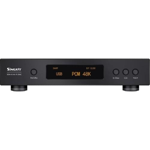 Singxer SDA-2 DAC NOS Native decoding DSD512, AK4497 Decoder Headphone Amplifier