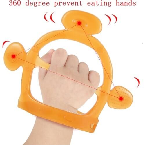 Baby Teether Toys Toddle Safe Teething Wristband Ring Silicone Chew Dental Care Toothbrush Nursing Beads Gift For Infant