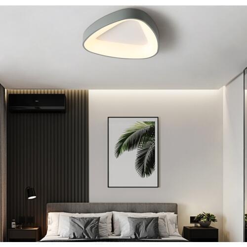 Geometrical Triangle Square Round Bedroom Luster 110V Led Ceiling Light For Room Led Sealing Light Modern Interior Ceiling Lamp