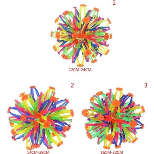 Hot sale 1Pc 3 Expanding Ball Toy Sizes Baby Throwing Ball Stretching Shrinking Ball Sphere Toy