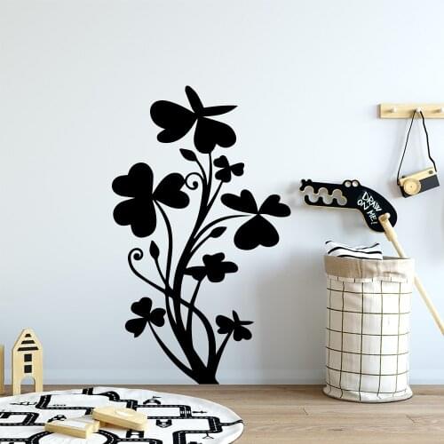 Hot Clovers Wall Sticker Home Decoration Accessories Home Decor Children House Waterproof Wall Art Decal stickers muraux